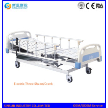 Hospital Ward Use Three Crank Patient Medical Bed